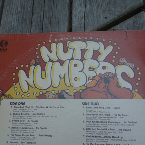 Vintage 1978 K-Tel NC 492 Nutty Numbers As Advertised on Television Vinyl Record - Picture 13 of 15
